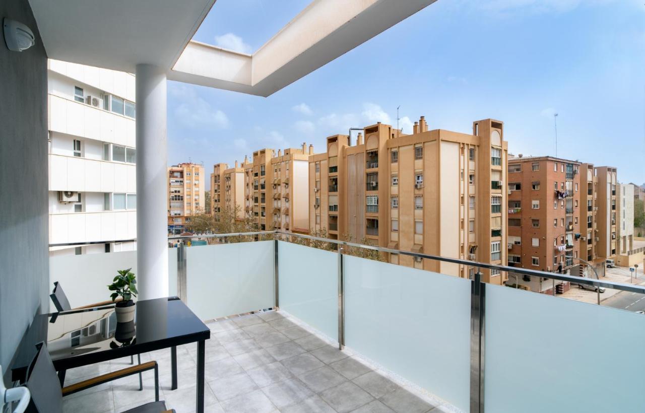 Aac Malaga - Apartamento Con Terraza, Muy Amplio, Totalmente Equipado, Cerca Del Centro Y Nuevo! 外观 照片